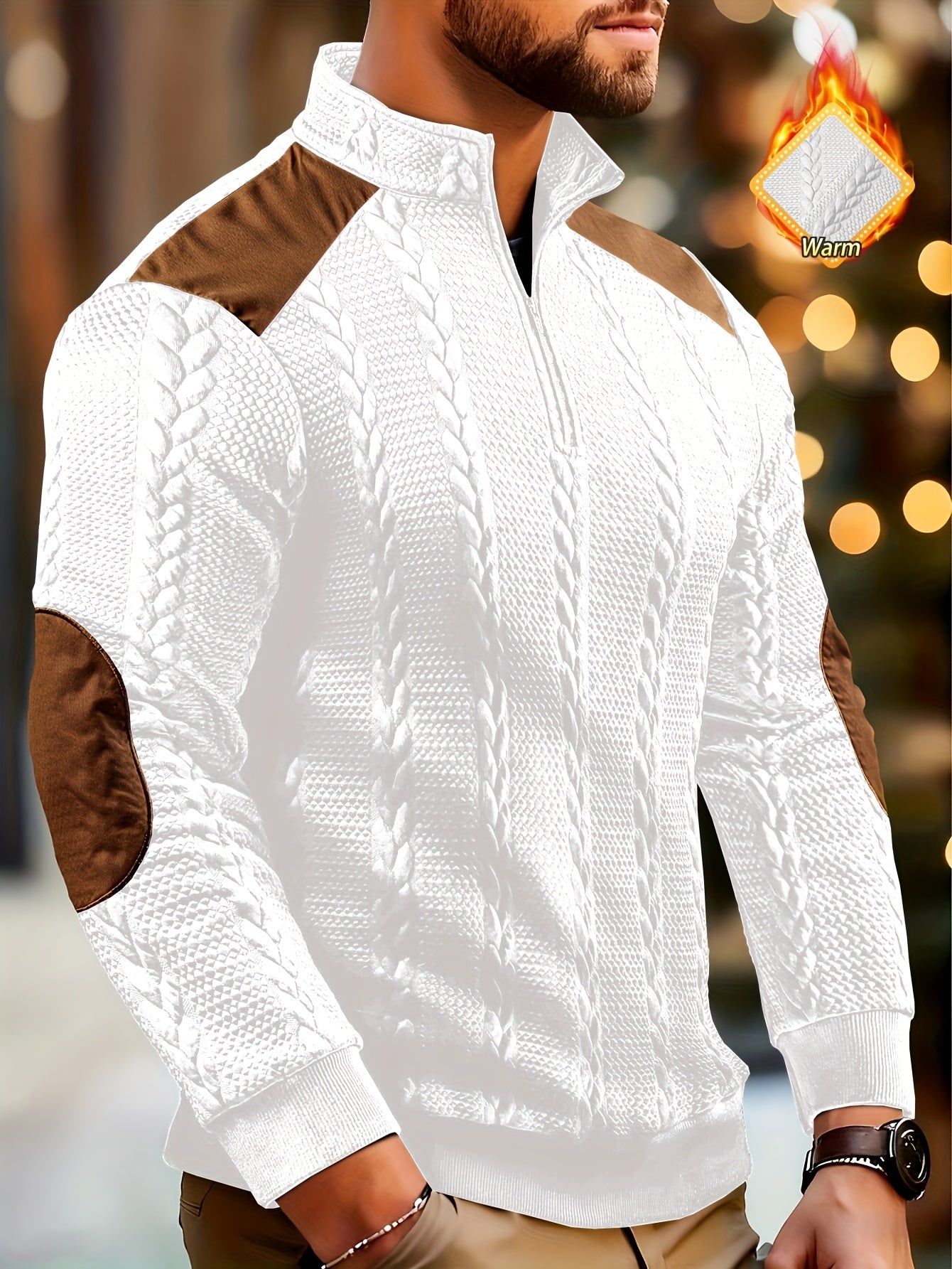 Henley Homme – Automne/Hiver, Maille Color Block