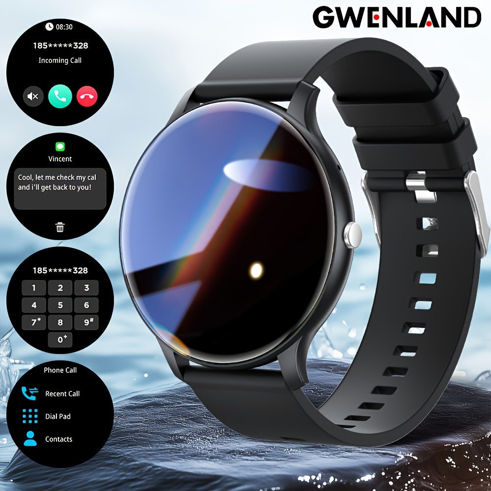 HD Smartwatch - 3.71cm Touch Screen,, AI Voice Control, 100+ Workout Modes, Music & Camera Remote, for iPhone & for Android, Ultra Thin Smart Watch, Sports Companion, Activity Tracking, Stylish Tech, Sleek Design, Hi