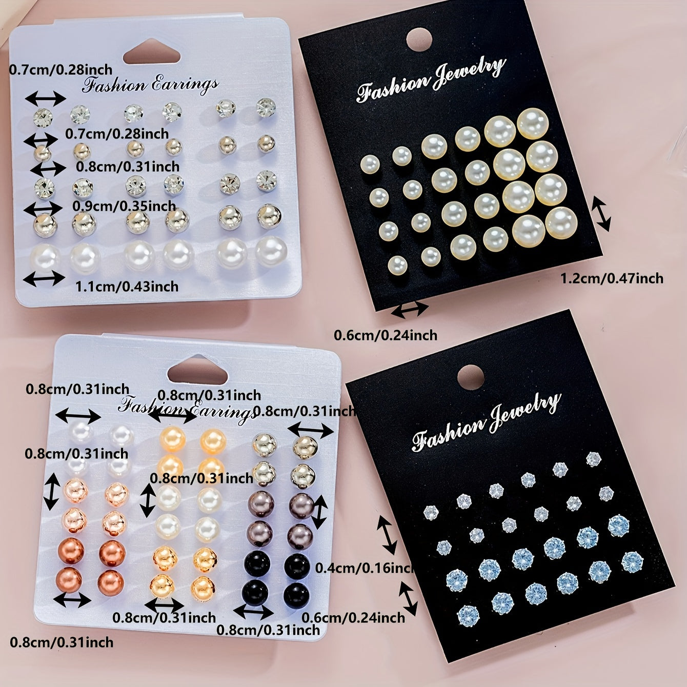 Ensemble de bijoux femme 91 ou 114 pièces, boucles d’oreilles créoles minimalistes en métal, bagues à fleurs ajourées, strass, papillons, perles imitation, collier pendentif et bracelet perlé, style tendance et luxueux