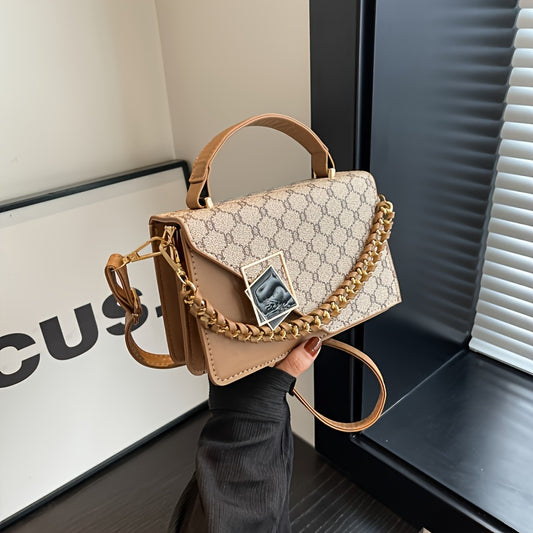 Petit sac carré– bandoulière réglable, fermeture éclair, polyvalent