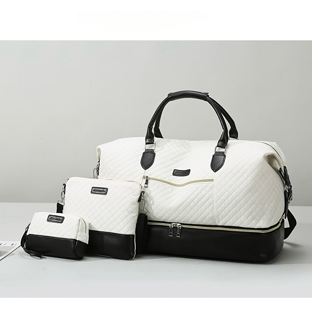 Set de Sacs de Voyage 3 Pièces – Grande Capacité, Sac Principal