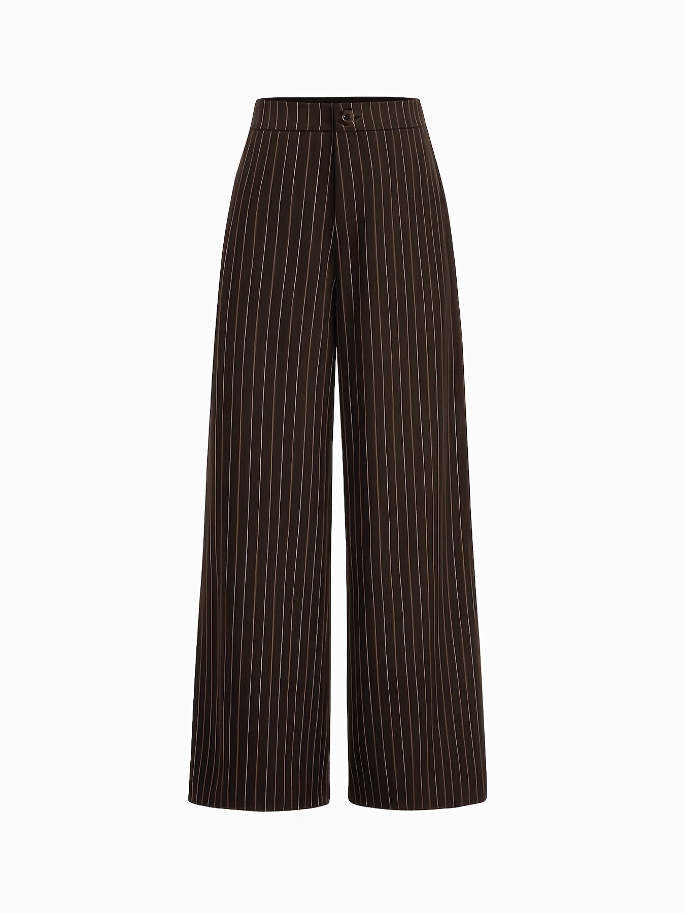 Ensemble deux pièces rayé pour femme, style décontracté chic