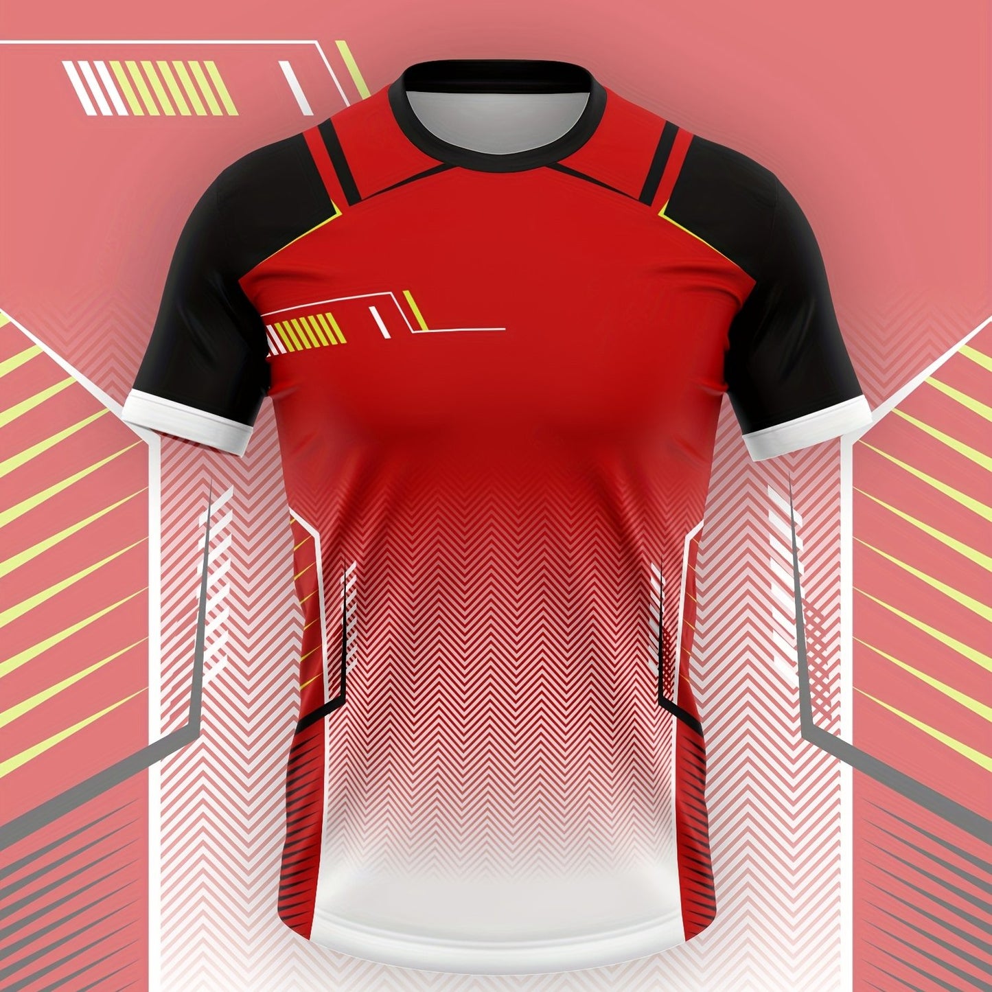 Geometric Creative Sports T-shirt