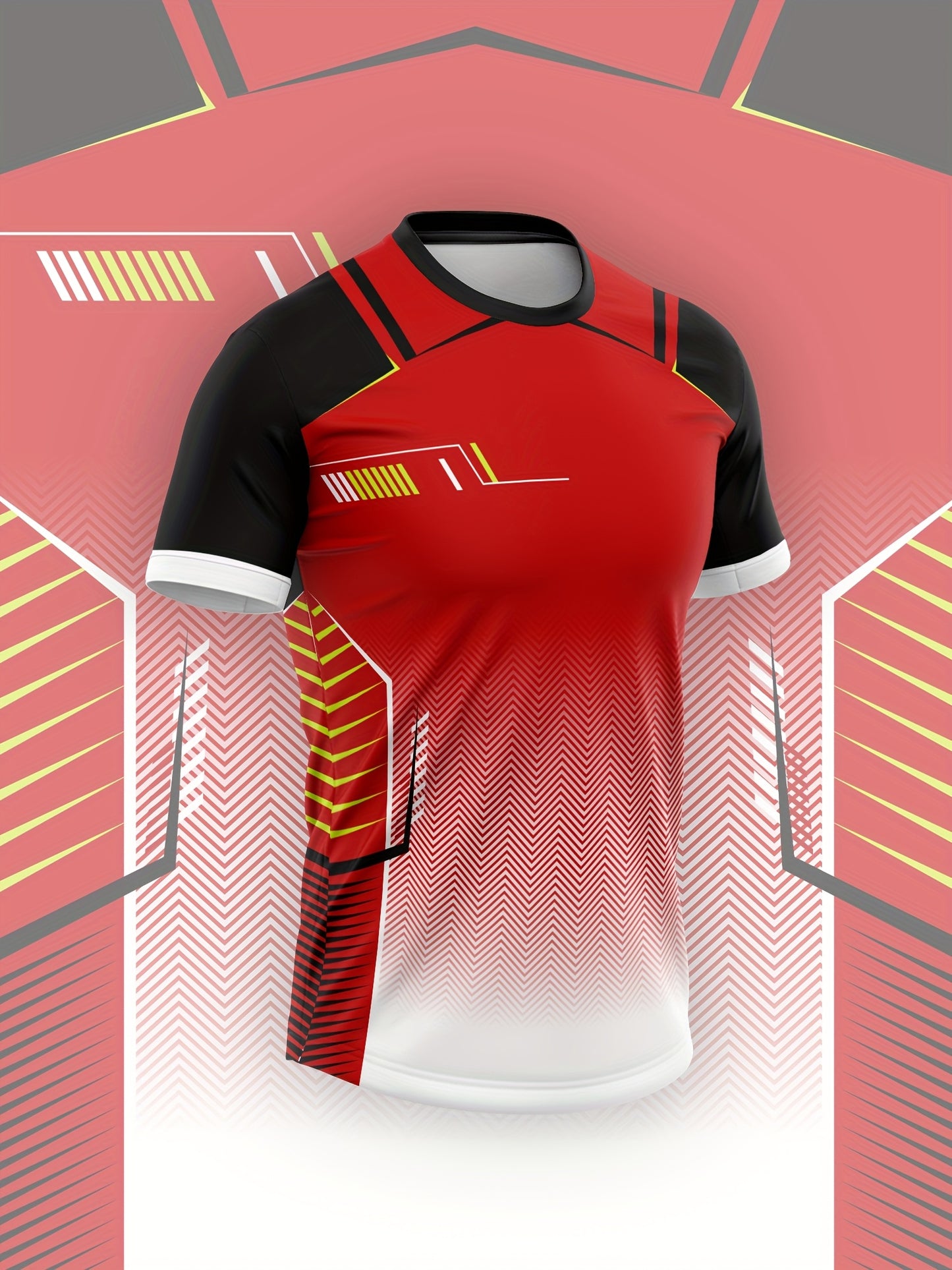 Geometric Creative Sports T-shirt