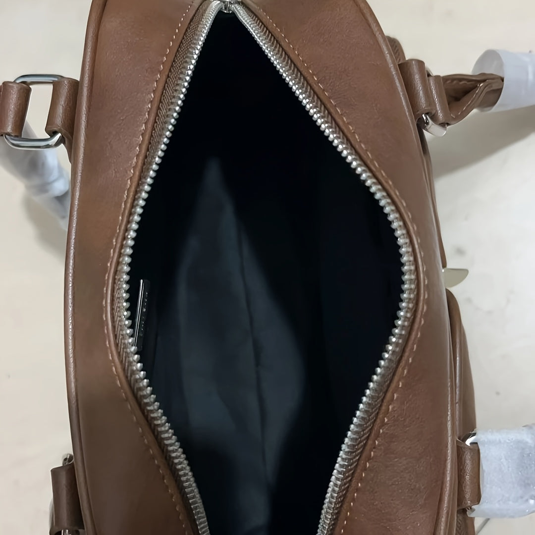 Sac coussin tendance femme - marron