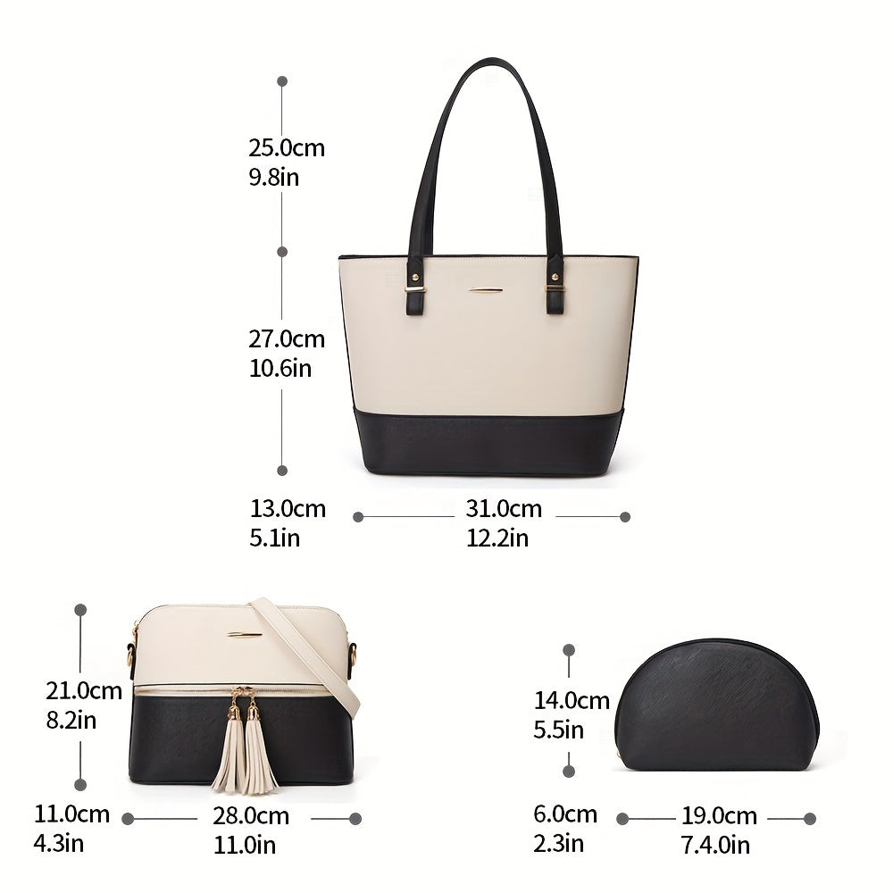 Set de 3 Sacs Cabas Femme Nouveau