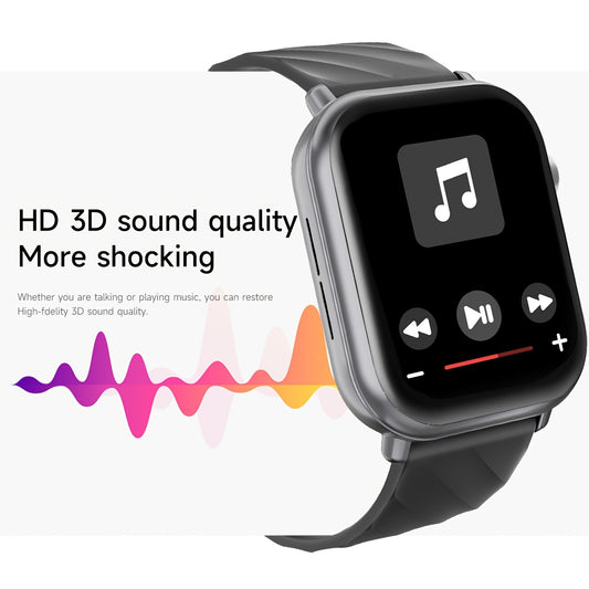 High-Quality Smartwatch with 1000 mAh Battery | 1.83-inch HD Touch Screen, Built-in Speaker, Multiple Sports Modes, Wireless Calls, Message Notifications, Music Player, Compatible with iPhone and Android, Perfect for Gifts