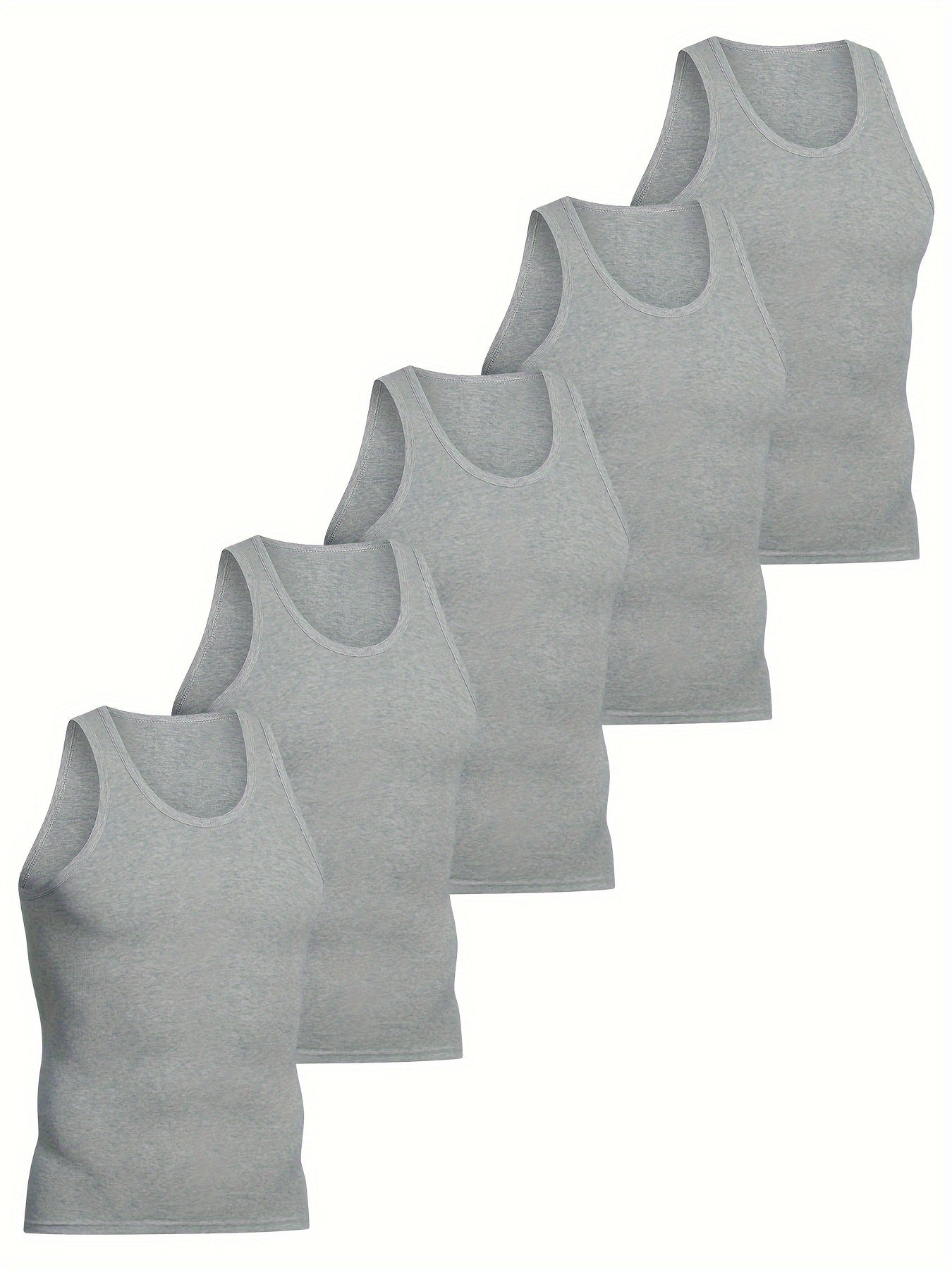 5pcs Débardeurs Homme – Respirants et Séchage Rapide
