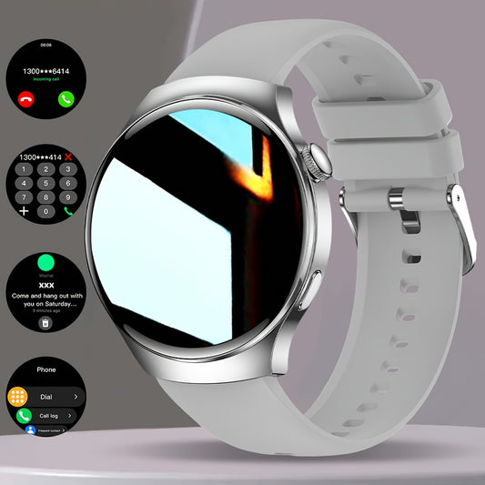 Montre Connectée Avancée 1,5" – Écran Tactile, Rappel Appels & Messages, Multi-Modes Sport, Contrôle Musique et Photos, Calendrier, Écran TFT, Bracelet Silicone, Recharge USB, Bluetooth 5.0 – Compatible Android & iPhone