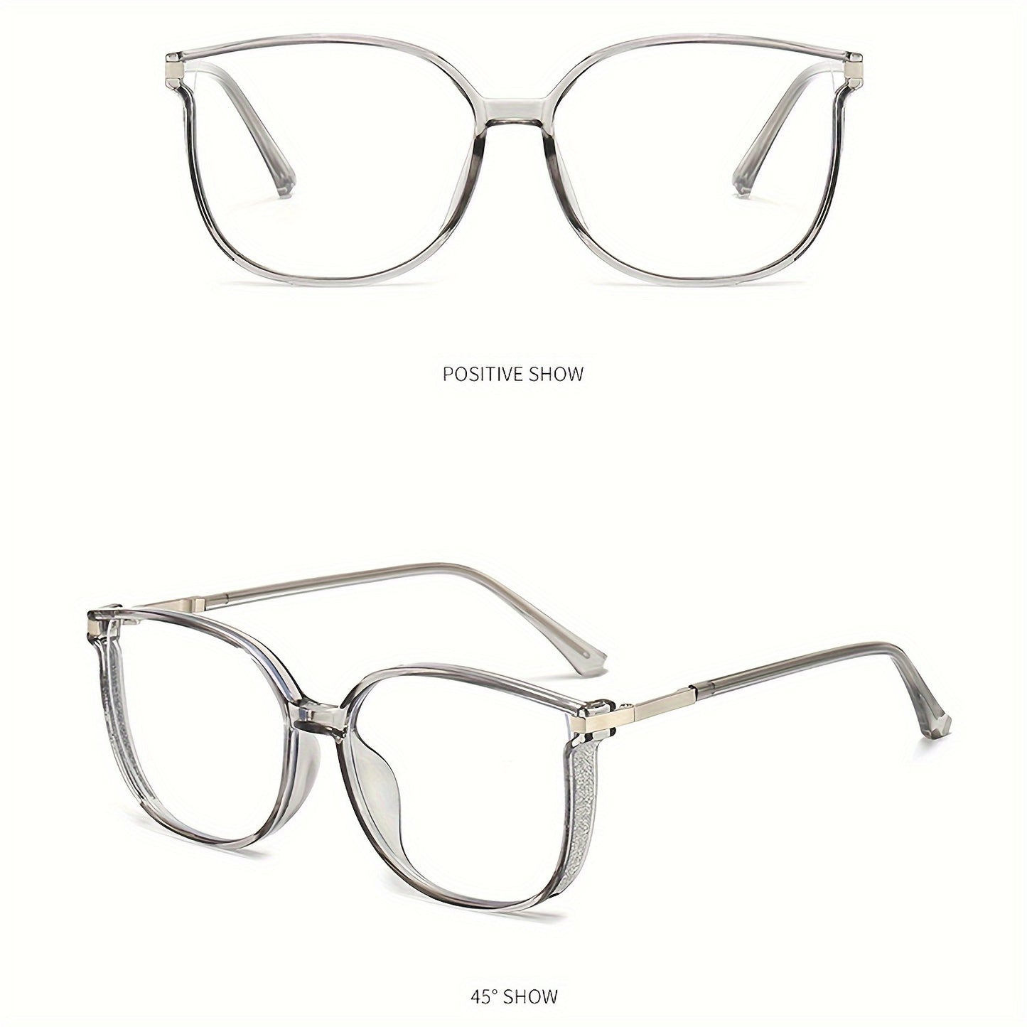 Paire de Lunettes de Lecture Oversize Luxueuses – Design Étoilé avec Étui