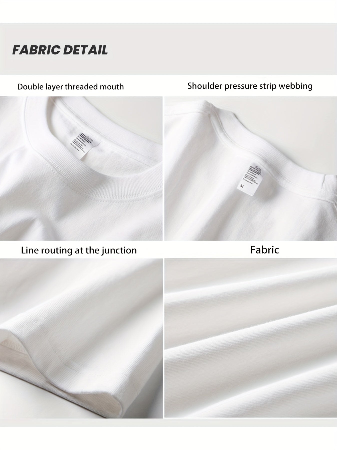 Heavy cotton summer new American high street round neck short sleeved T-shirt oversized design sense niche high-end sense, cool casual fashion versatile half sleeved couple's top