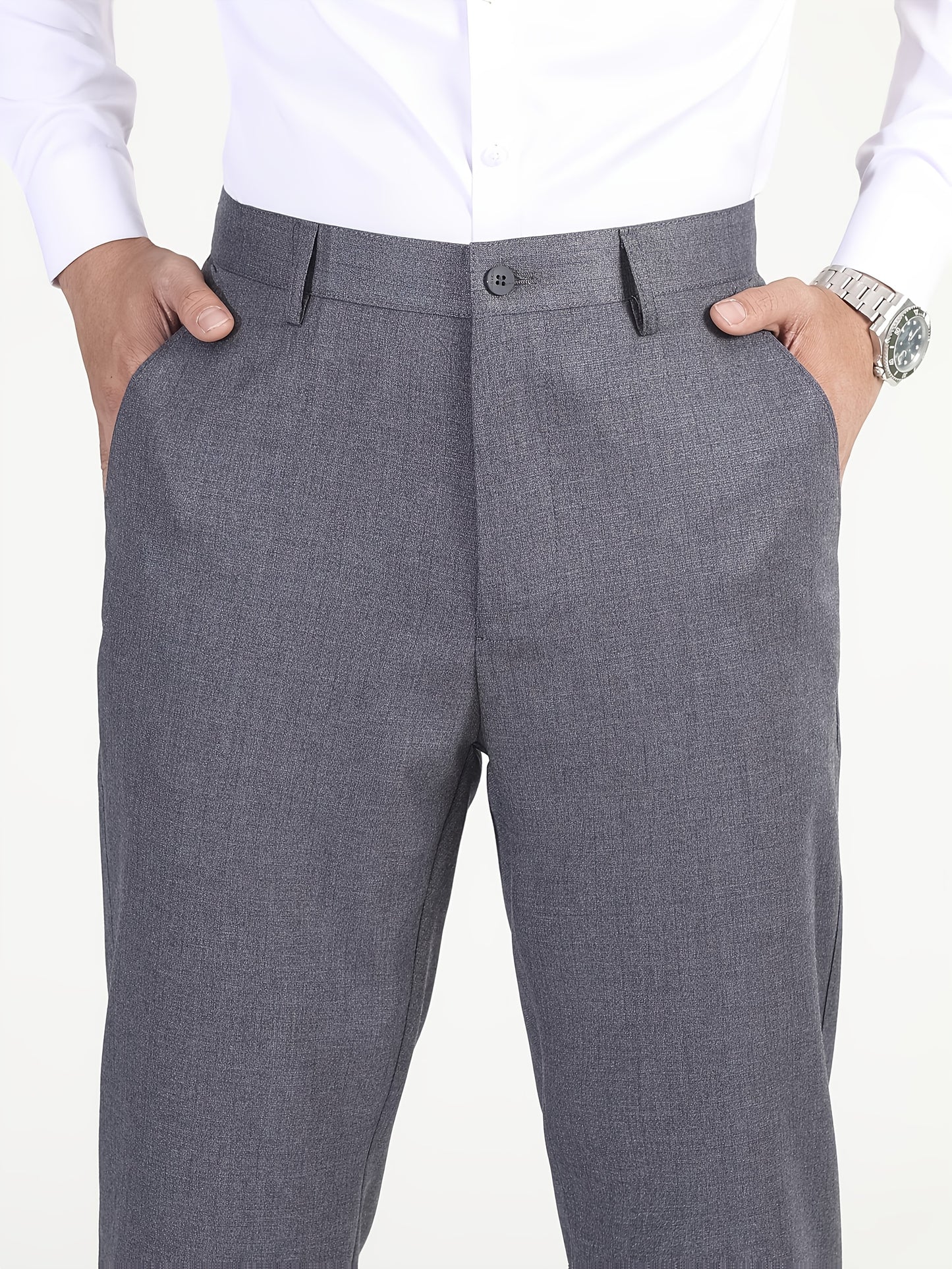 2pcs Pantalons Homme Grande Taille – Formels & Casual, Haute Qualité, 0XL-6XL