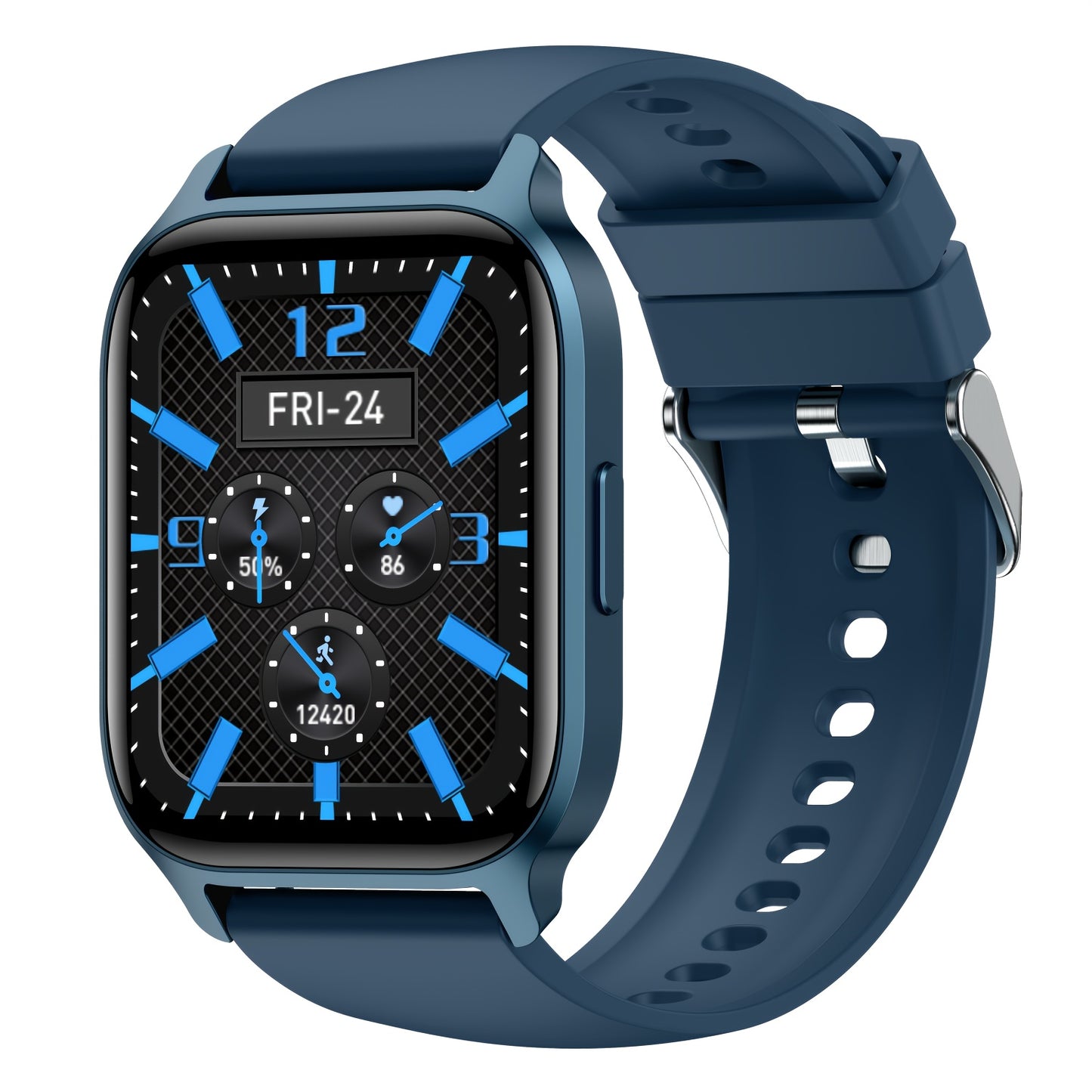 Smart Watch (Make/Answer Call), 4.7cm BT Calling Smartwatch for Women Men, Fitness Tracker Watch for iPhone And Andriod Phones with Lock Screen/ Stopwatch/ Alarm Clock/100+ Sport Modes/ Weather display/DIY Wallpaper, Good Gif