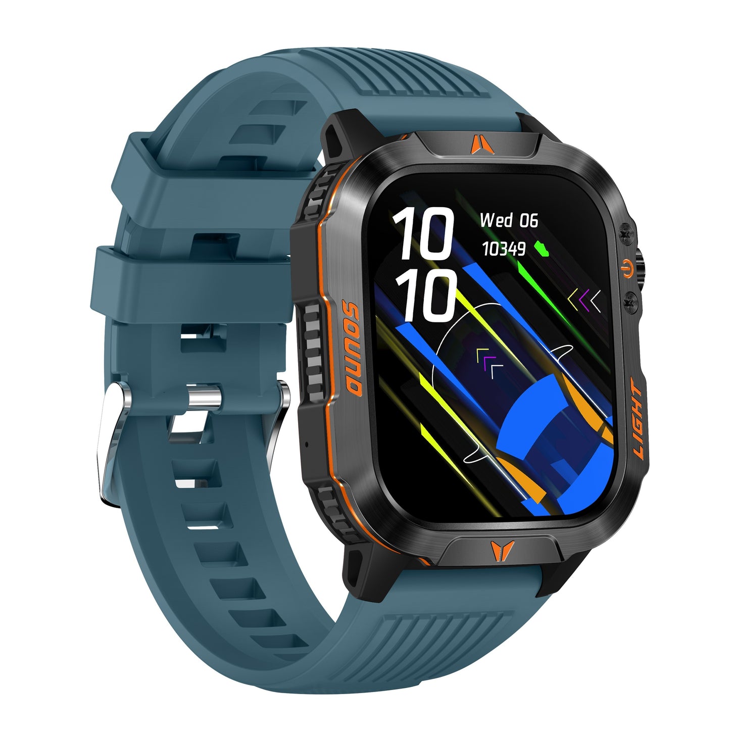 QTLJJBY Men's Smartwatch - 2.02" HD Display, Call & Text Functionality, Camo Design With Altimeter, Barometer, LED Flashlight, Sleep Tracker And 600mAh Battery - Perfect For Fitness & Outdoor Adventures