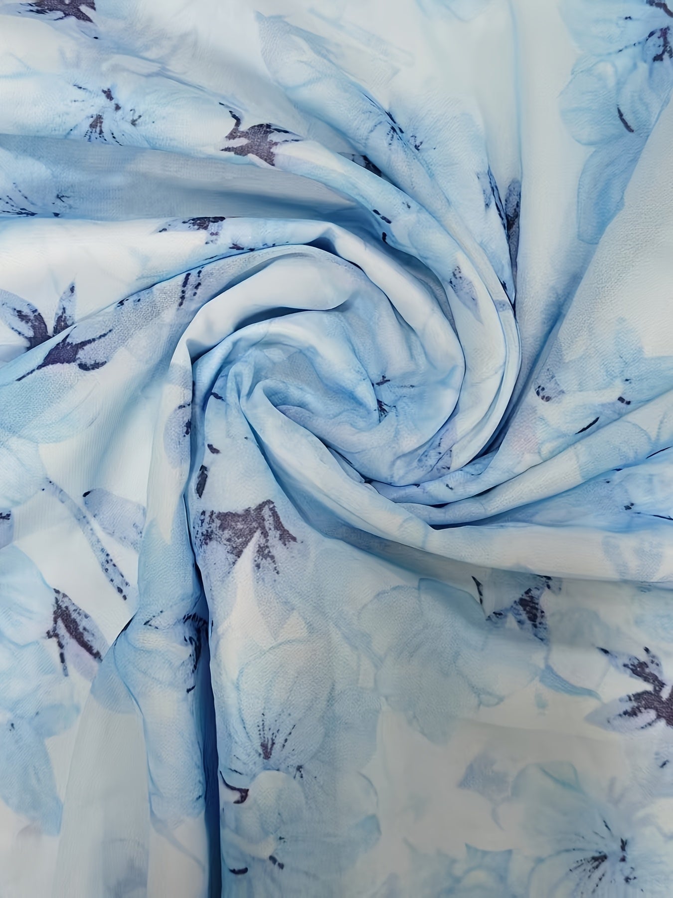 Robe d’été  en chiffon à imprimé – Taille cintrée, manches évasées, style sexy et tendance