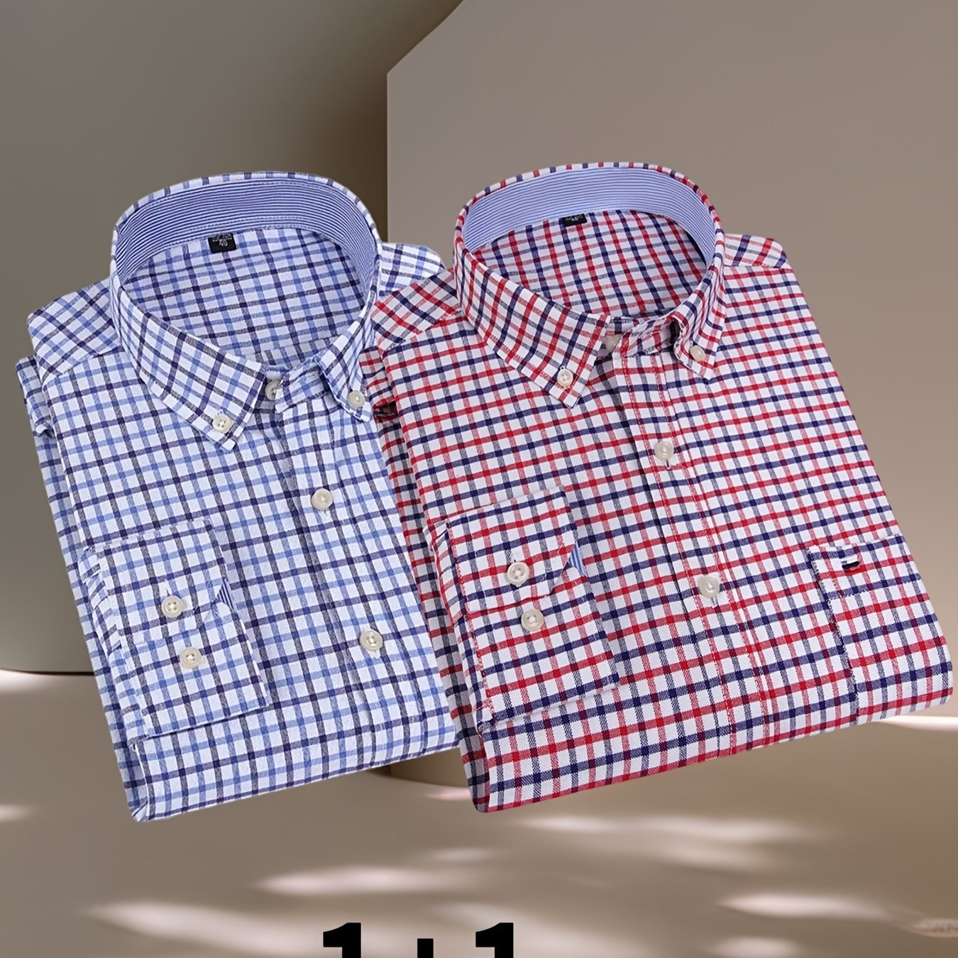 2025 100% Pure Long-Sleeve Oxford Shirt, Featuring Embroidered Chest Pocket, Suitable for Various Occasions, Available in Multiple Styles.