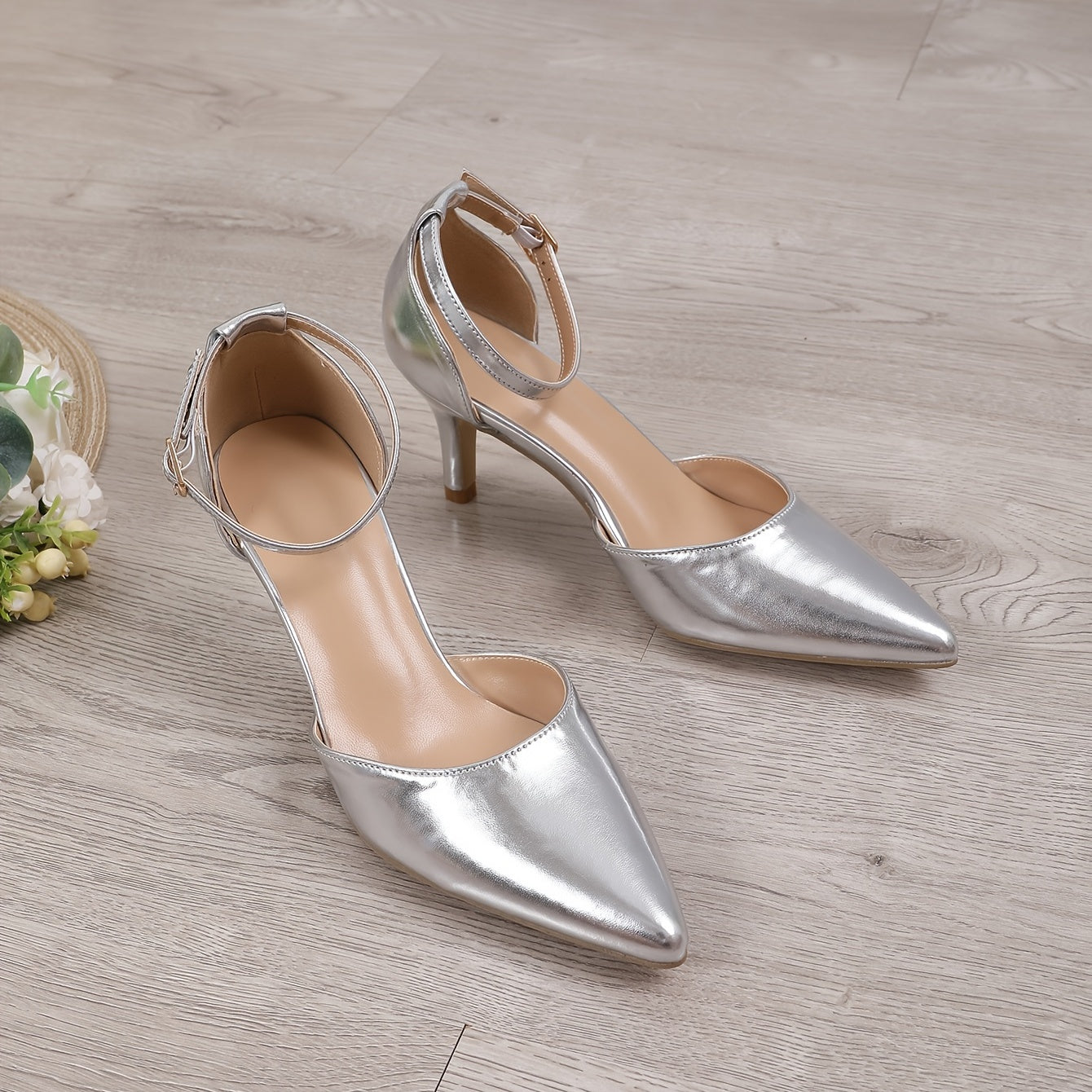 Escarpins à Bout Pointu pour Femme – Talons Aiguilles Fins, Style Élégant Toutes Saisons pour Mariages, Soirées & Tenues Professionnelles – Design Minimaliste aux Lignes Épurées, Entretien Facile