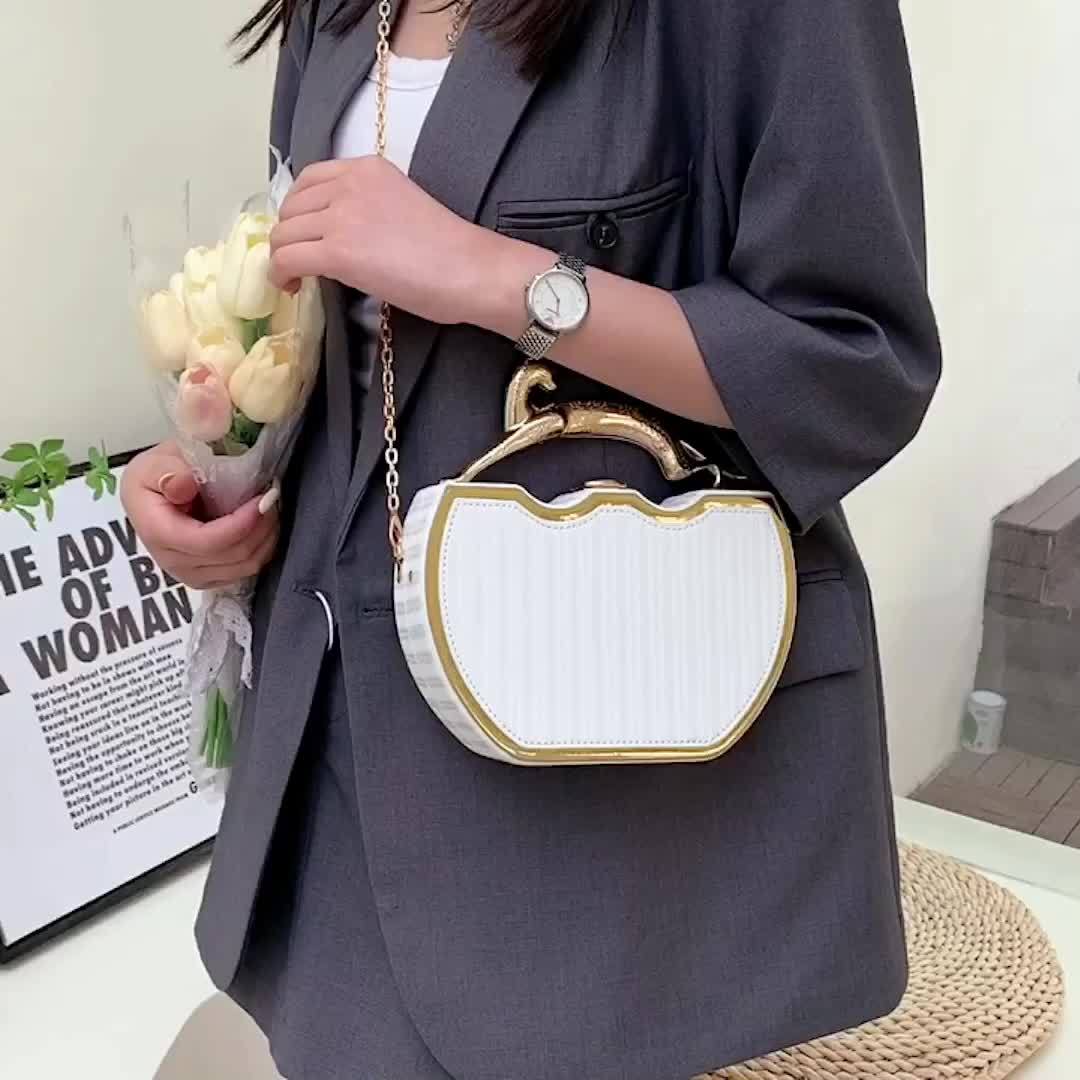 Sac à chaîne clip – bandoulière amovible, élégant et polyvalent