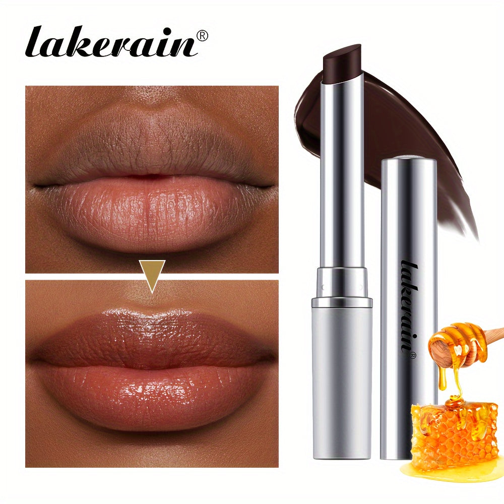 Baume Teinté Noir Miel, Hydratant, Soin des Lèvres, Couvrance Modulable, Beige Sensible