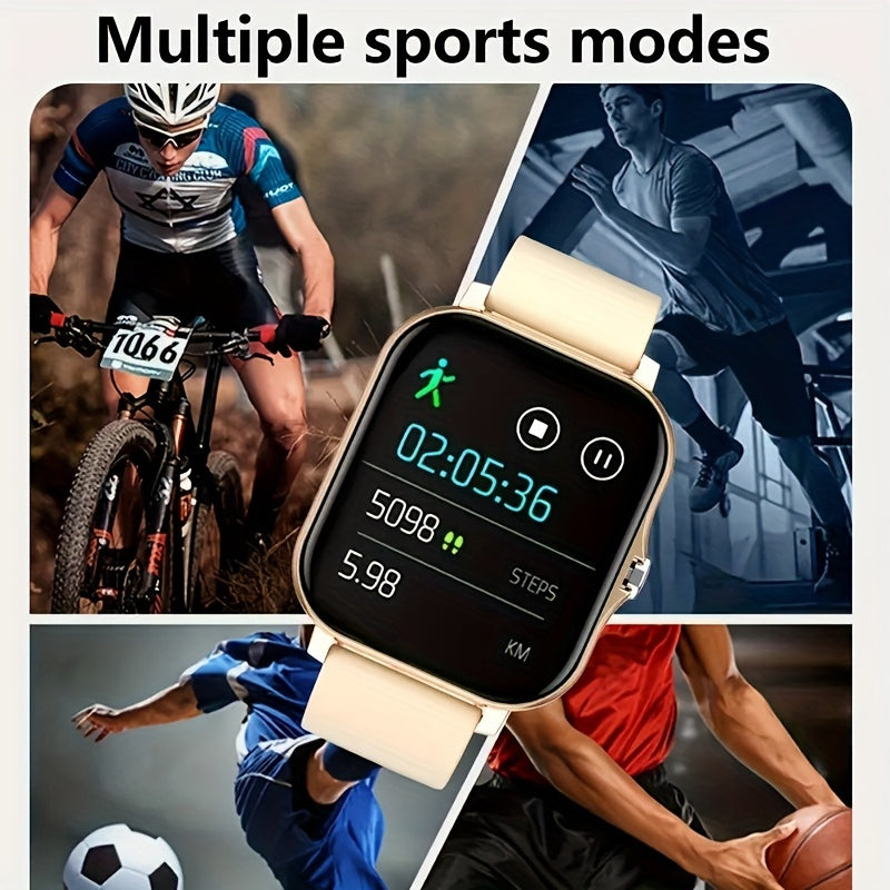 New Full-Touch HD Smartwatch for Men And Women, Featuring Wireless Dialing, Call Answering, Sports Tracking, Photography, And Music Control. This Stylish Smartwatch Is Compatible, Making It A Great Gift For Both Men And Women