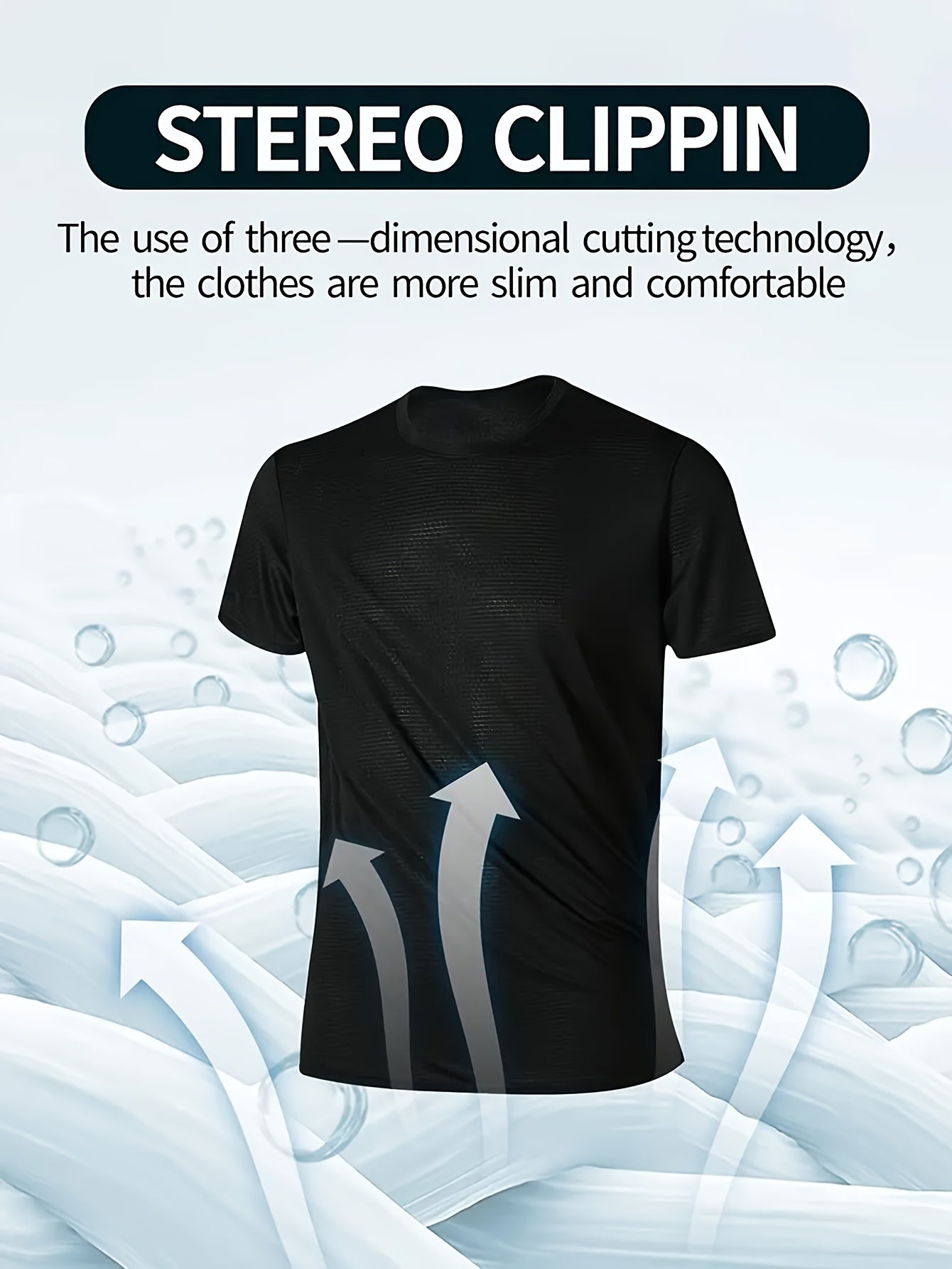 7pcs Men's Quick-Dry T-Shirts - Breathable, Sweat-Wicking Crew Neck Tees for Gym & Running, Lightweight & Comfortable