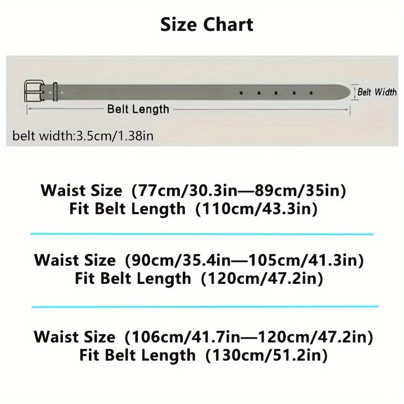 Ceinture Homme Essentielle – Cuir Synthétique Noir Élégant avec Boucle en Alliage, Polyvalente et Stylée pour Tenue Décontractée et Jeans, Accessoire Luxe