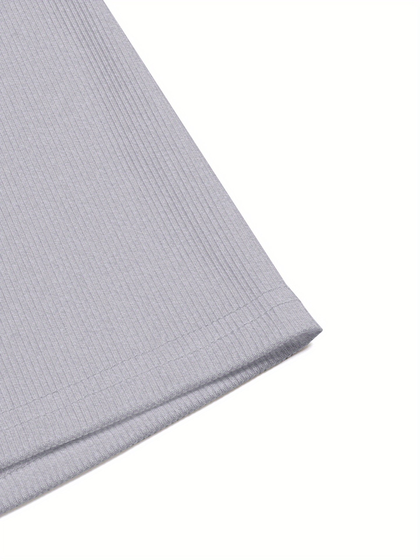 Ensemble Trois-Pièces Femme K11 – Pantalons Taille Haute Évasés, Couleur Unie, Extensibles