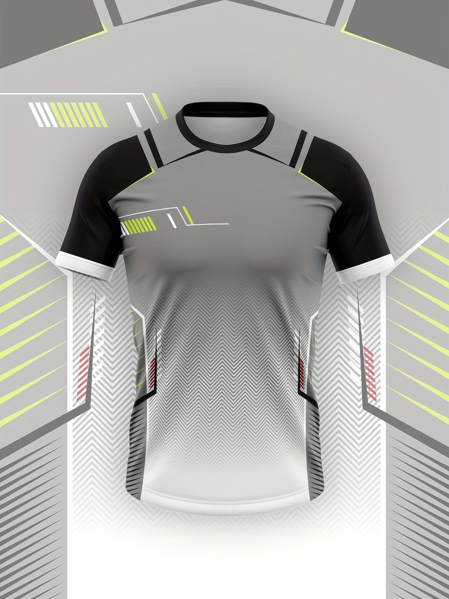 Geometric Creative Sports T-shirt