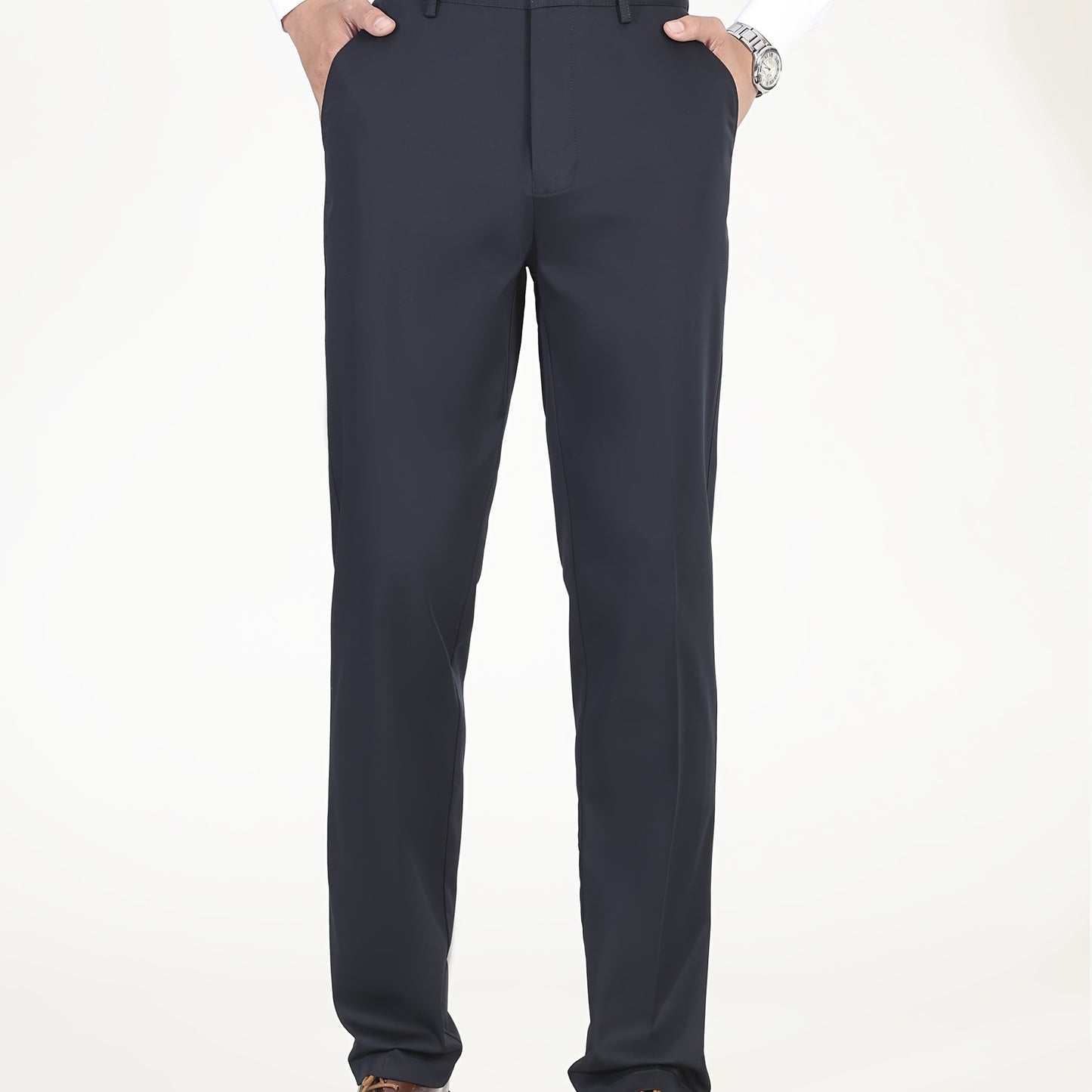 Jeans Homme Grande Taille – Classiques, Denim Stretch, Couleur Unie, Style Intemporel