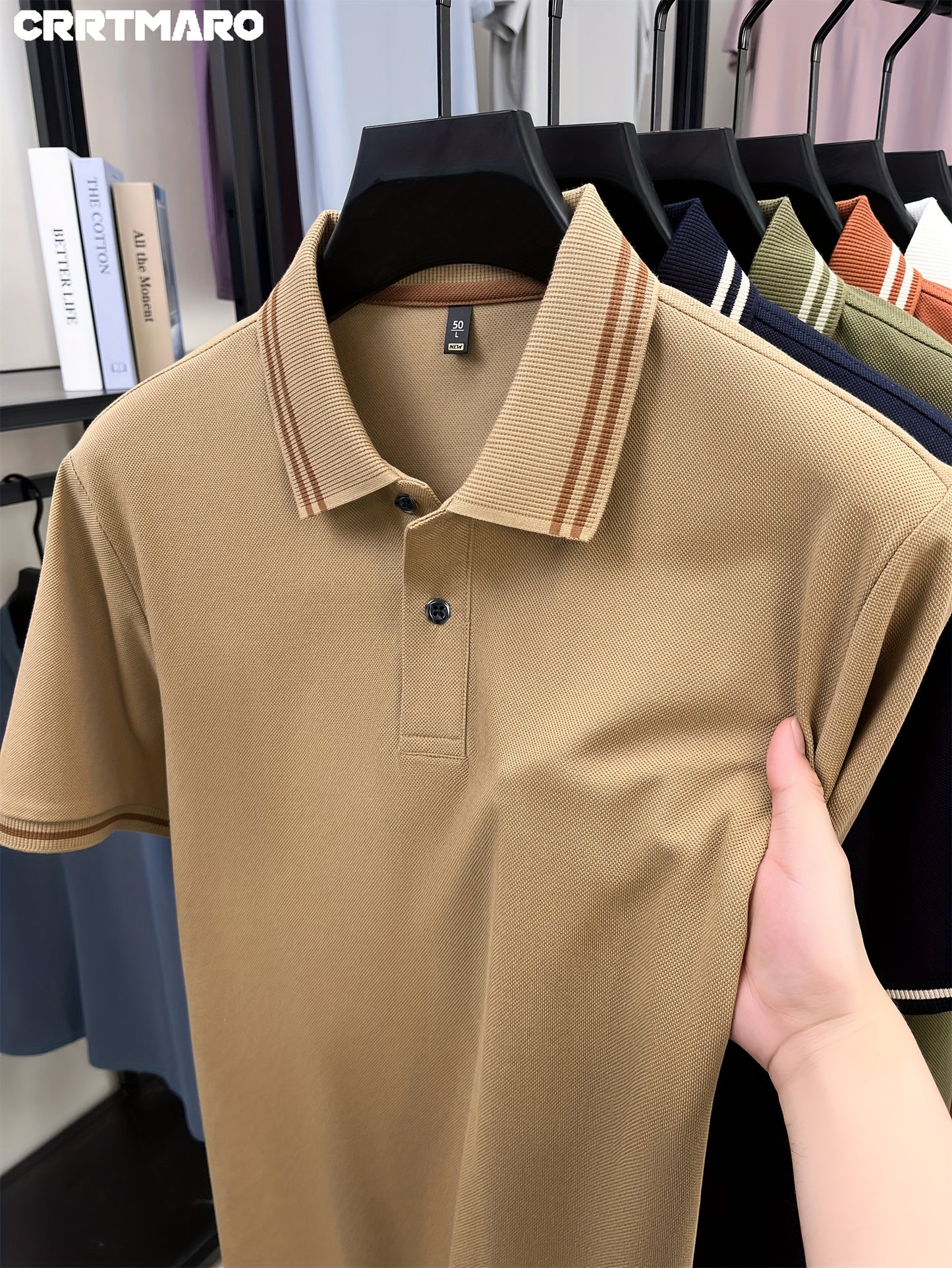 Men's Shirt - Lightweight Breathable Summer Business casual Button-Front Placket, Minimalist White Office & Everyday Shirt for Formal Leisure Wear - Model 1190, Versatile Clothing, Short Sleeves, Smooth Texture, Prof