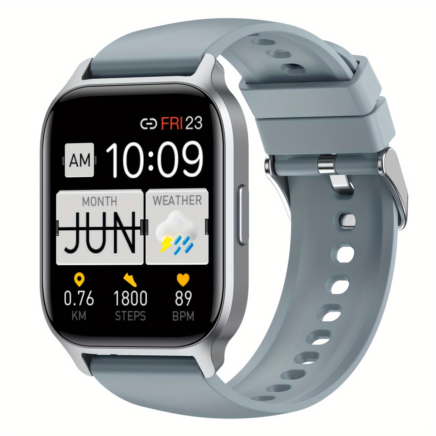 Smart Watch (Make/Answer Call), 4.7cm BT Calling Smartwatch for Women Men, Fitness Tracker Watch for iPhone And Andriod Phones with Lock Screen/ Stopwatch/ Alarm Clock/100+ Sport Modes/ Weather display/DIY Wallpaper, Good Gif