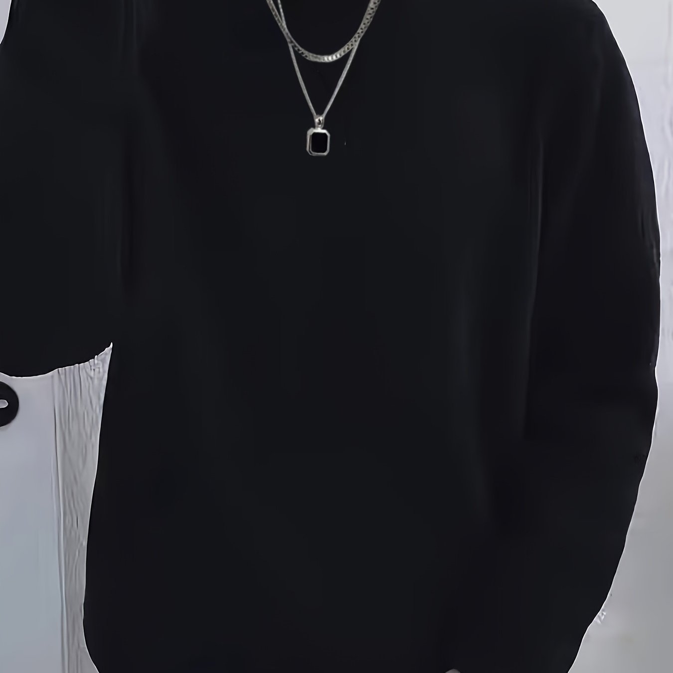 Men'S Olive Green Sweater - Soft Round Neck Long Sleeve Winter Warmth, Solid Color Casual Pullover for Fall/Winter, Regular Fit Casual Attire