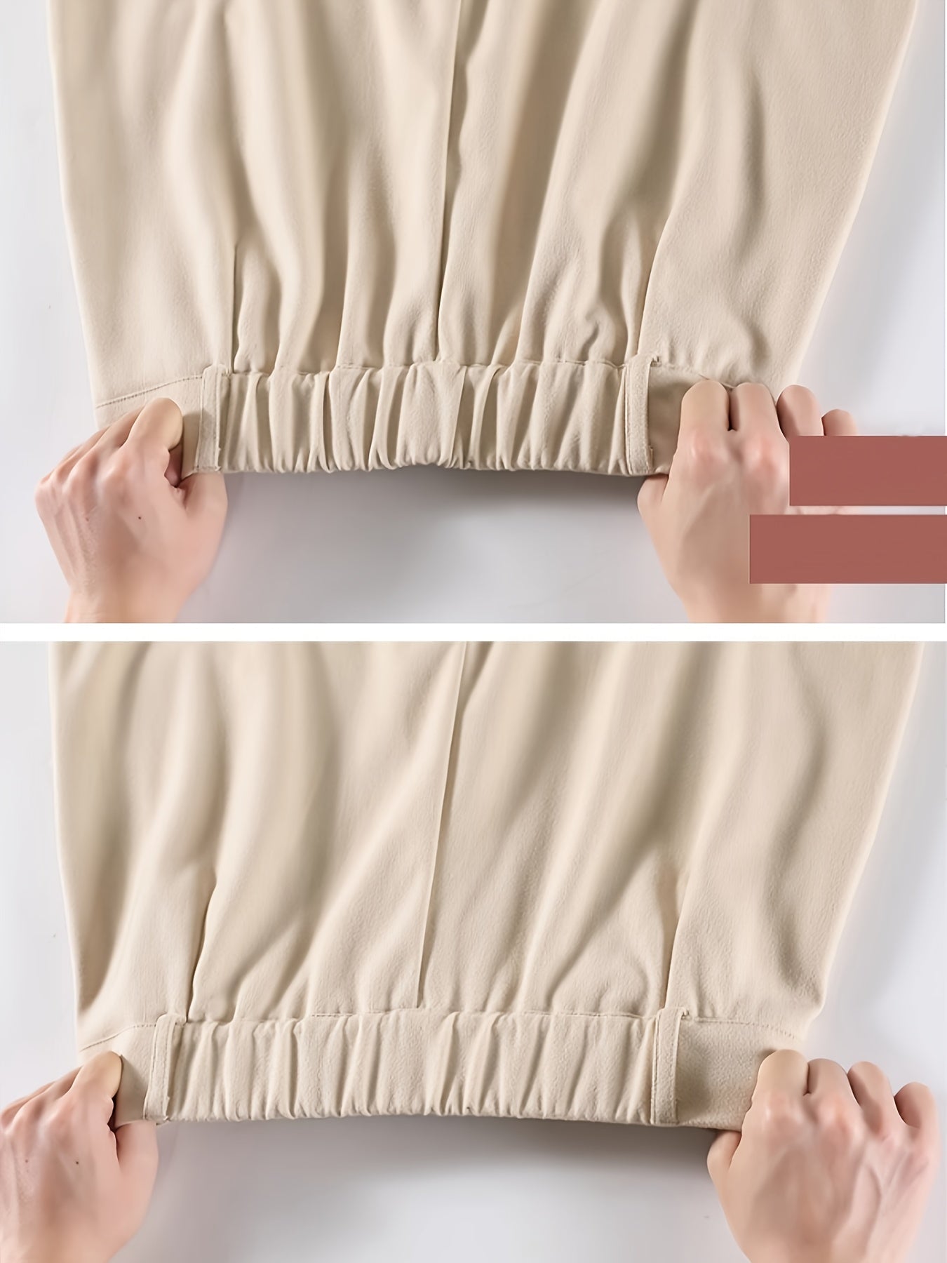 Pantalon Femme en Tweed – Gris, Taille Haute, Jambe Droite, Automne/Hiver, Sans Ceinture