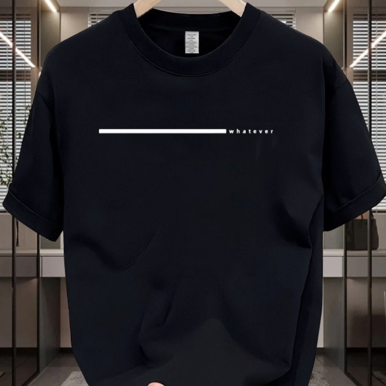 Men's 100% Cotton Oversized T-Shirt - Minimalist White Round Neck Short Sleeve Casual Casual Attire, All-Season Comfortable Breathable Layering Essential, Versatile Basic Tee for Men (Machine Washable, White) - Gym, Office &