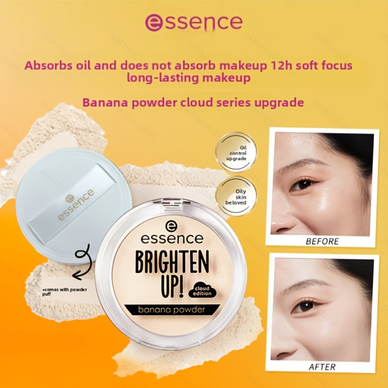 Poudre— Fini Mat, Tenue Longue Durée, Hydratante, Anti-Cernes Naturelle, Pour Tous Types de Peau Clairs, Usage Toute Saison, Inclus Éponge de Maquillage