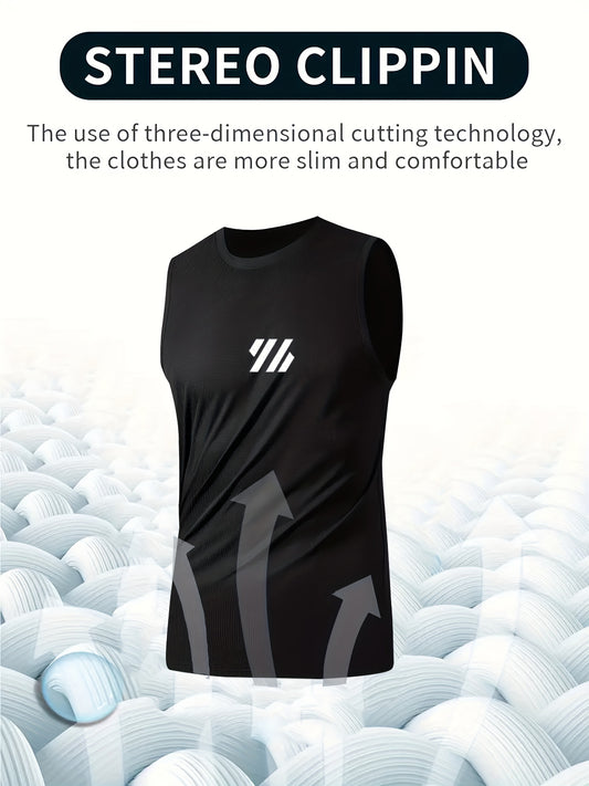 Lot de 5 Tenues Sport Homme – Débardeur Imprimé + Short Taille Élastique, Respirant & Séchage Rapide