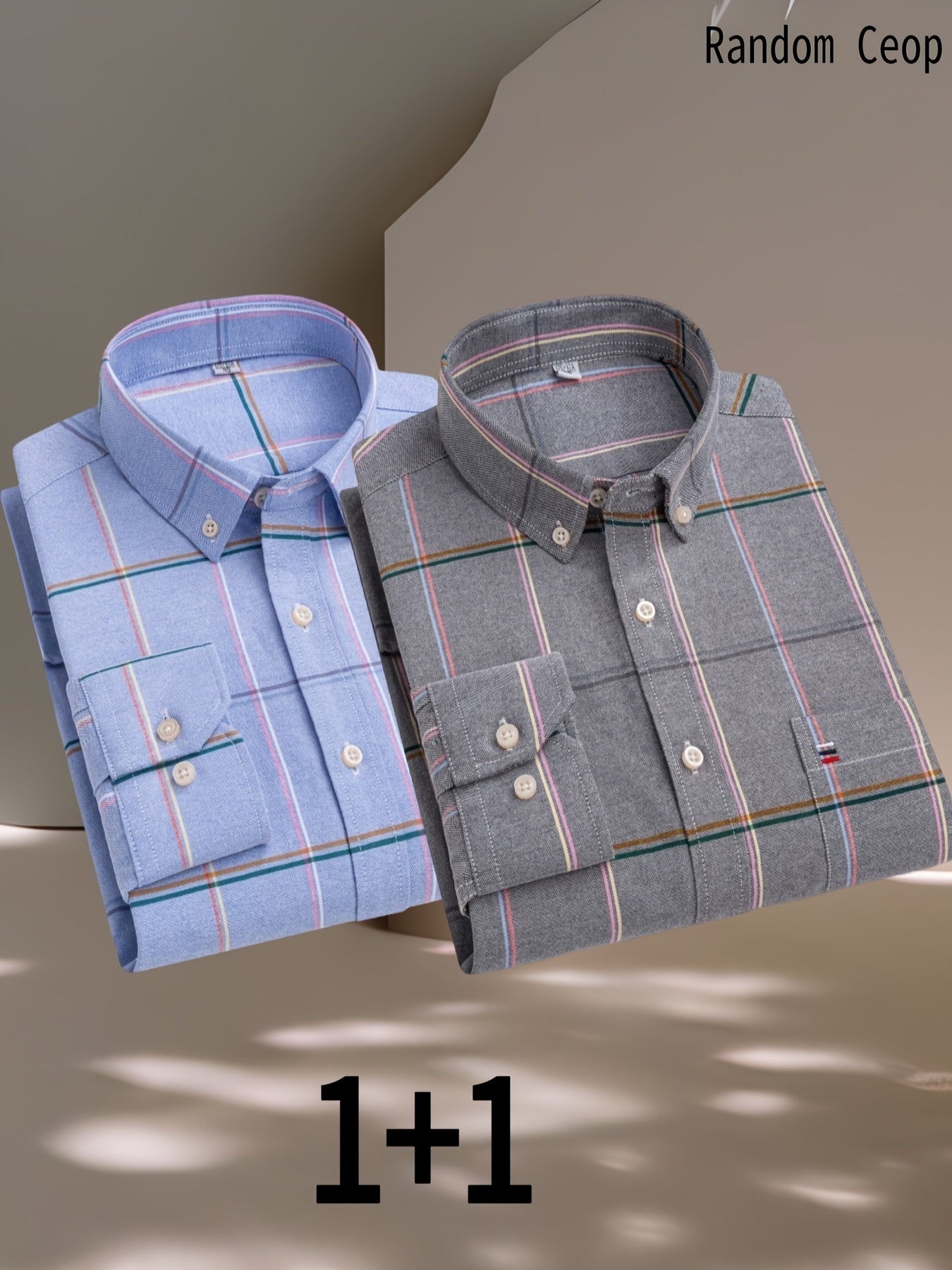 2025 100% Pure Long-Sleeve Oxford Shirt, Featuring Embroidered Chest Pocket, Suitable for Various Occasions, Available in Multiple Styles.