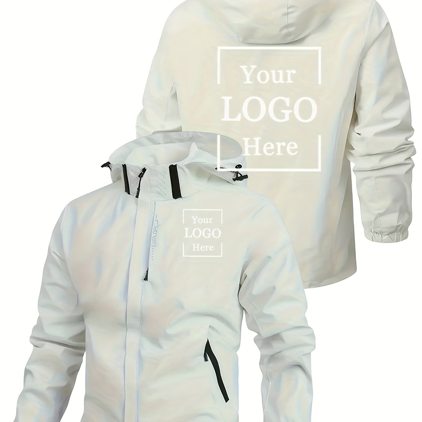 Veste à Capuche Homme – Personnalisable avec Logo