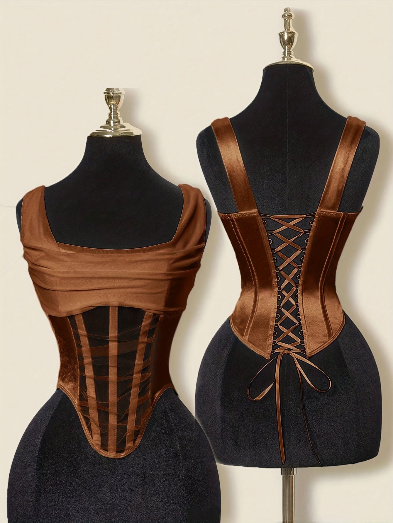 Top Corset Femme Y2K Rétro – Épaules Dénudées, Élégant pour Soirées Formelles et Décontractées, Bretelle Ajustable à Nœud au Dos, Tenue Polyvalente Toutes Saisons, Idéal Noël, Saint-Valentin et Occasions Festives