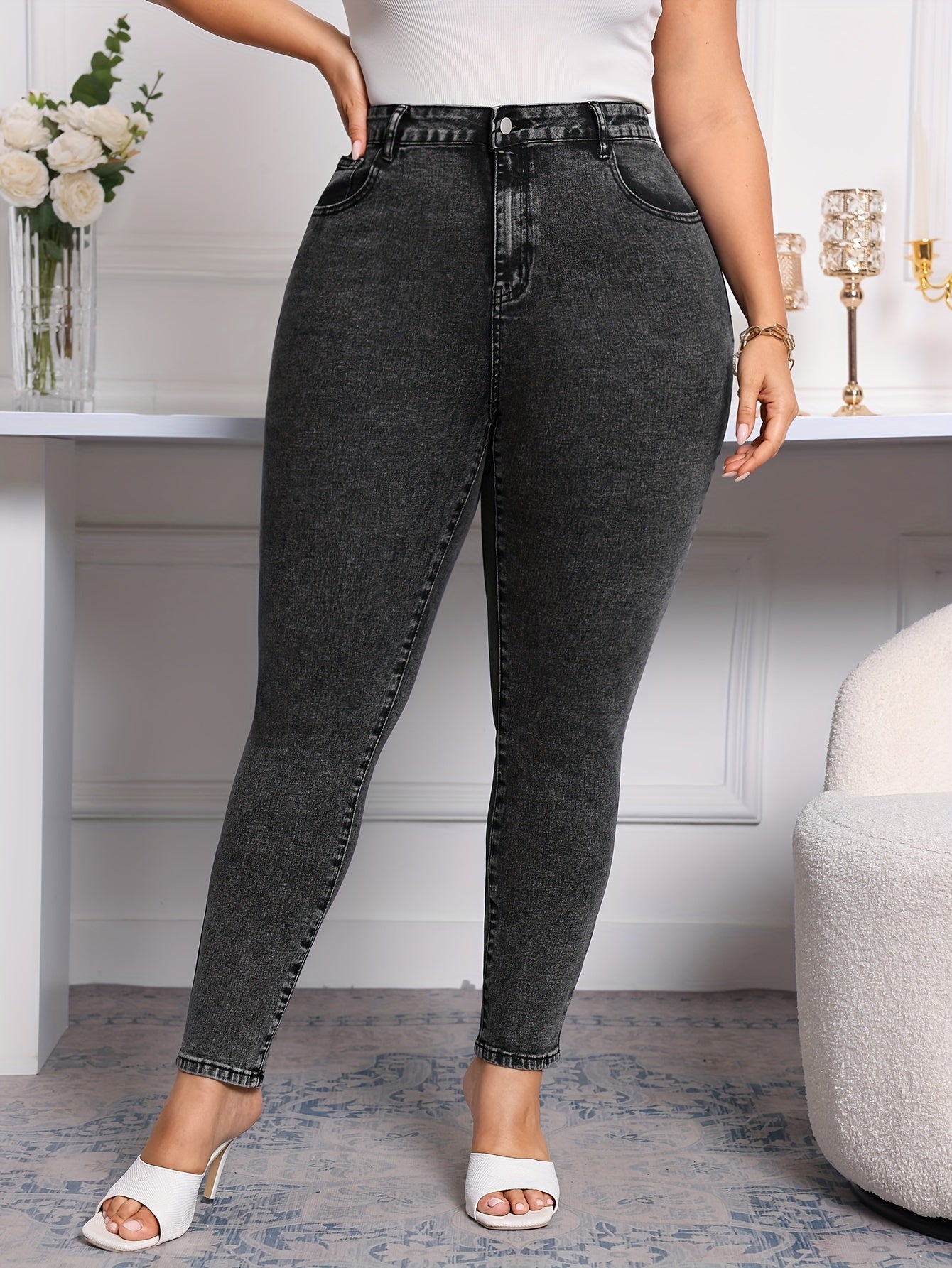 Jeans Femme Oversize Extensible
