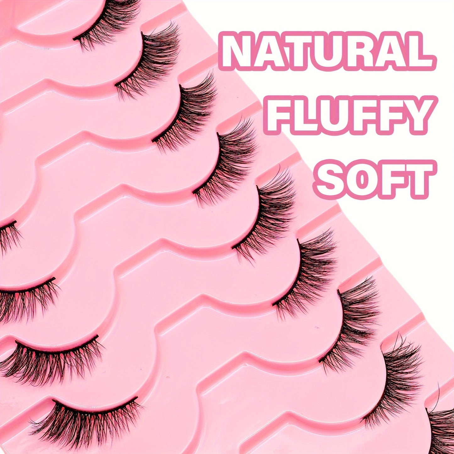 10 Paires de Demi-Cils – 5-10 mm, Cils d’Angle Wispy, Demi-Cils Naturels, Réutilisables, Faciles à Poser, Parfaits pour Toutes Occasions