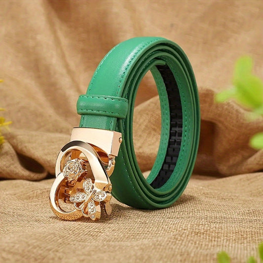 Nouvelle ceinture femme – Marque de luxe, designer célèbre, couleur candy, haute qualité, ceinture pour robe avec boucle automatique