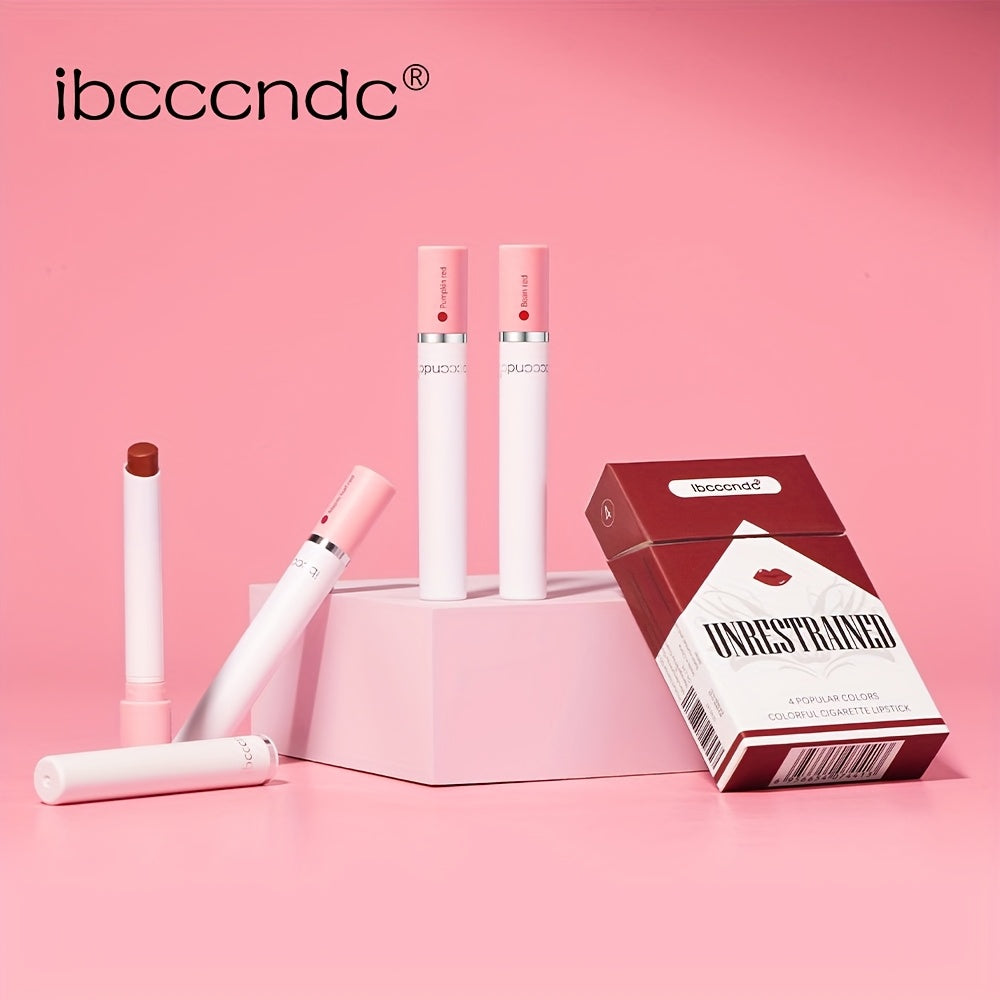 Lakerain's new cigarette box lipstick is easy to apply and won't stick to lip lines. It comes in 4 colors, is waterproof and sweat-proof, and offers a natural lip makeup look