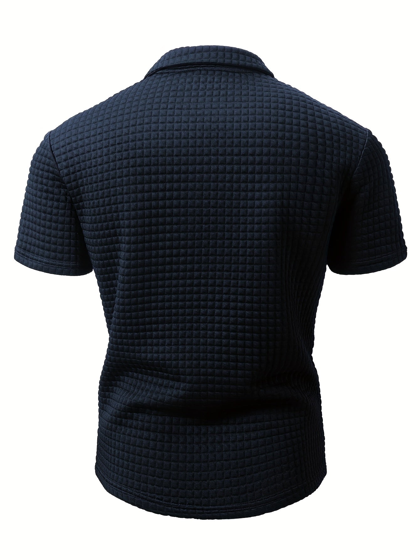 Men'S Casual Plaid Polo Shirt with a Short Sleeves, a Turnover Collar, And Button-Up Front. It'S a Stylish Everyday Wear, Perfect for Casual And Business Occasions.