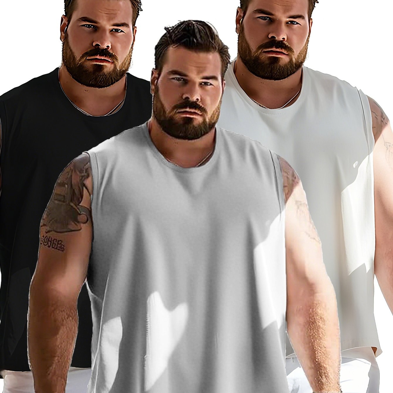 Débardeur Homme Grande Taille – Fitness Été