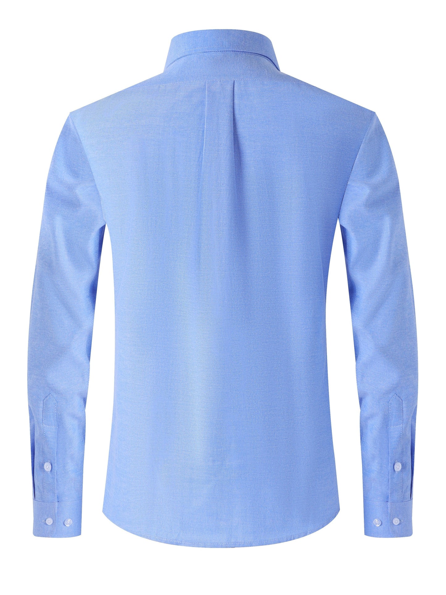 Men's Solid Color Lapel Collar Design Dress Shirts, Long Sleeve Casual Button Up Shirt For Formal Occasions