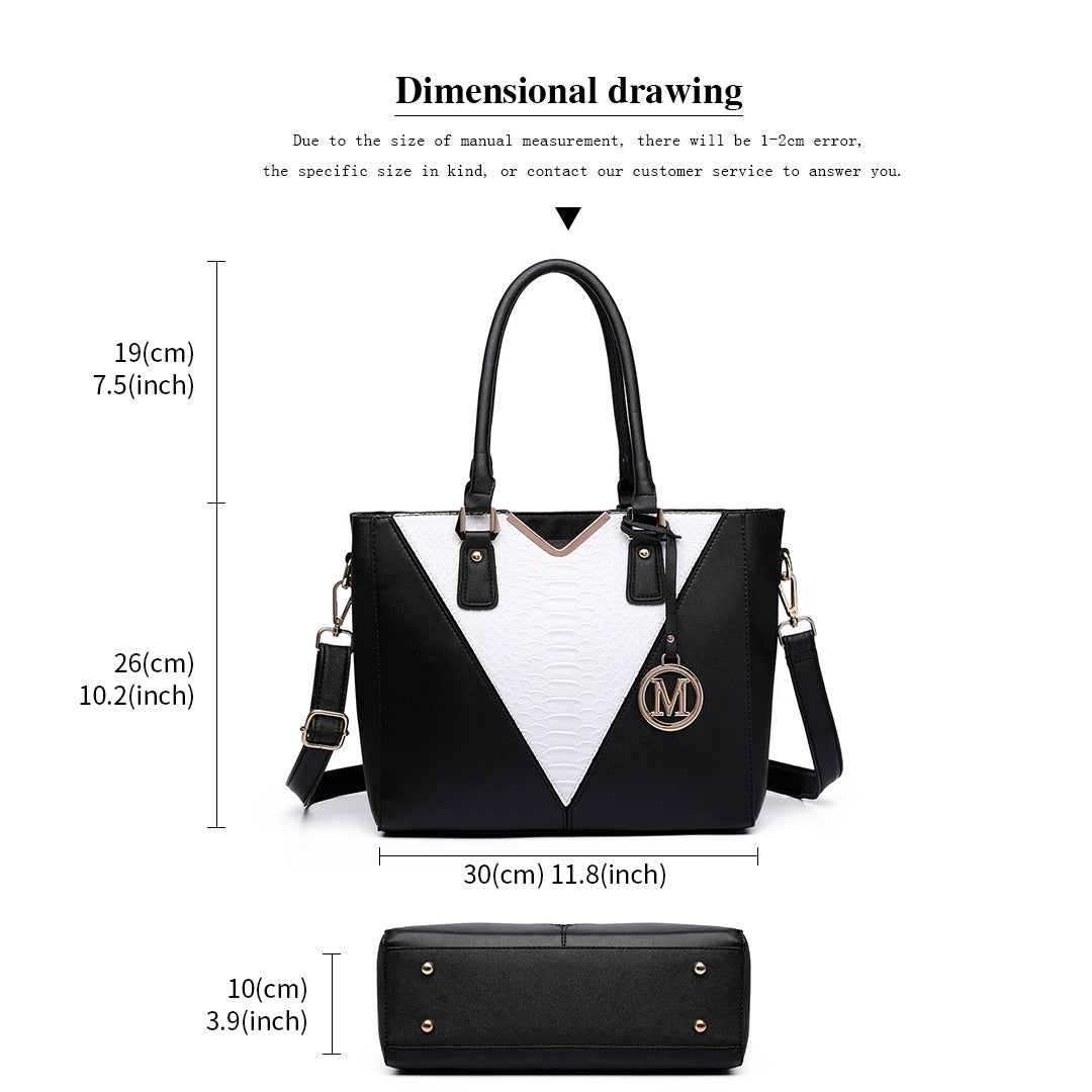 Sac Cabas Femme PU Multicolore Style V Épaule Tendances