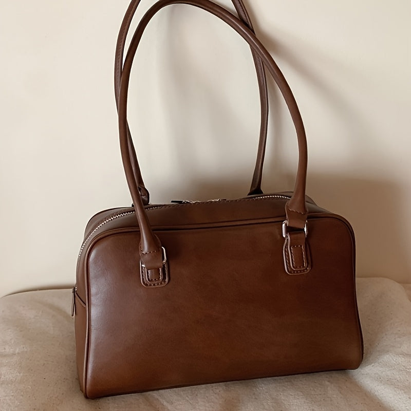 Sac coussin tendance femme - marron
