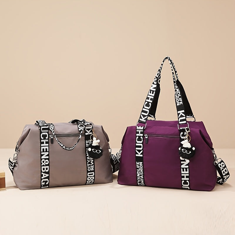 Sac de Voyage Pliable – Sac Polochon, Sac de Sport & Fitness, Sac de Yoga, Sac Weekender pour Nuitée, Organisateur de Bagages