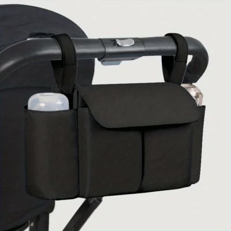 Premium Stroller Organizer Bag – Large Capacity Baby Storage Organizer with Easy-Attach Straps